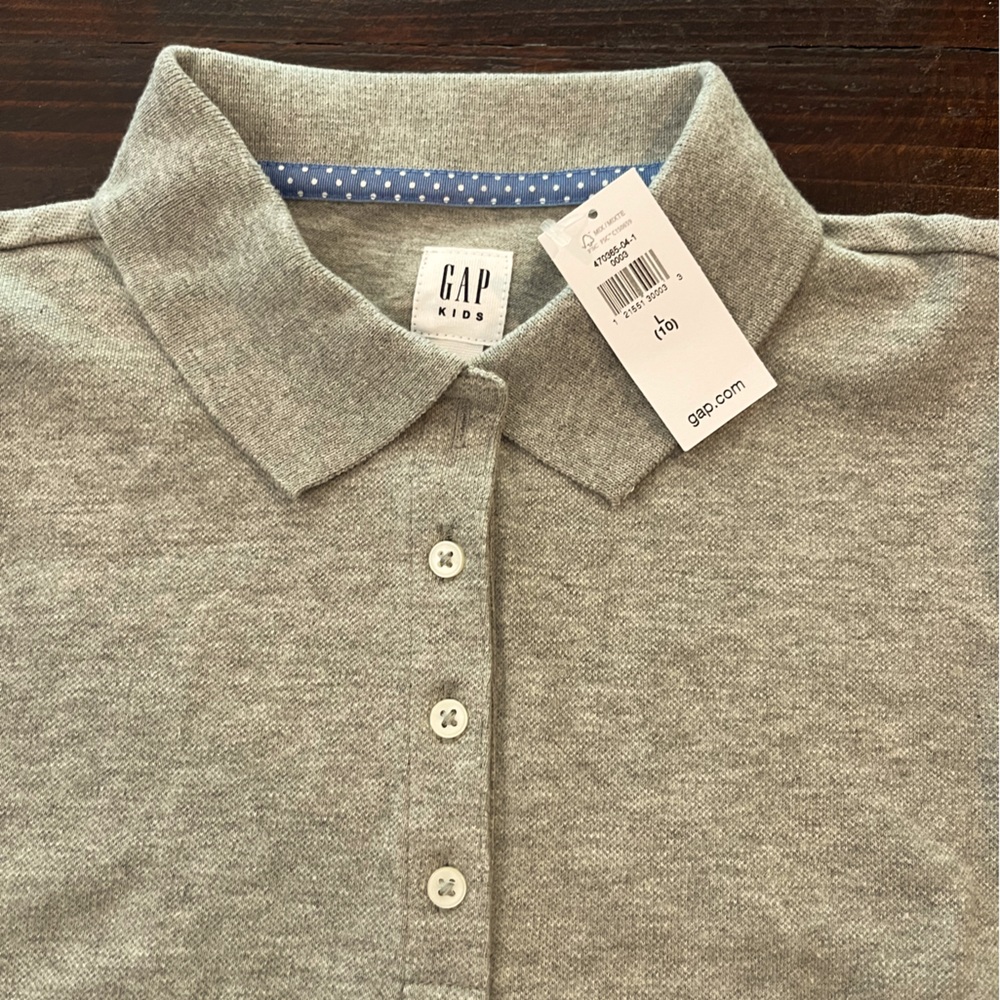 Gap girls polo brand new with tags! Size large 10